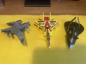 U. S. AIR FORCE LOT 3 FIGHTER JETS DIECAST 3.5-4.5” WINGSPAN USED ERTL Lot 3 - Picture 1 of 9