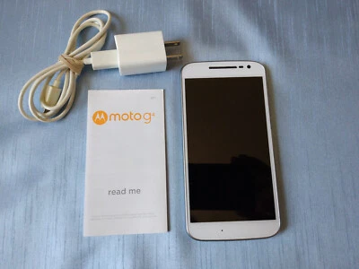 Motorola Moto G 4th Generation XT1625  Unlocked Smartphone 16GB , Color White, - Image 1 of 3