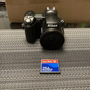 Nikon Coolpix 5700 5MP Digital Compact Camera Black W Memory Card - Picture 1 of 20