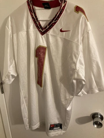 Nike #1 FSU Florida State University NCAA sewn football jersey adult XL Cover