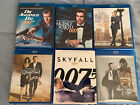 007 James Bond Blu Ray Lot,License To Kill,Majesty Secret Service,Skyfall,Casino