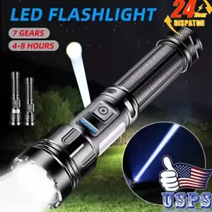 800 LM Super Bright LED Tactical Flashlight USB Rechargeable LED Work Light - Picture 1 of 14