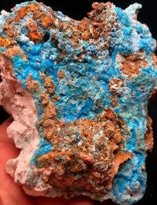 283g 1PCS NATURAL Blue Cyanotrichite CRYSTAL STONE MINERAL Specimen s700 - Picture 1 of 8