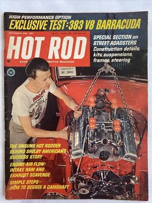 1966 December Hot Rod Magazine How To Degree A Camshaft (CP163) - Image 1 of 3