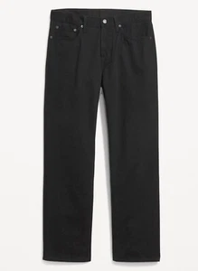 Old Navy Kids Youth Boys Non-Stretch Black-Wash Loose-Fit Jeans #723707 Size 18 - Picture 1 of 1