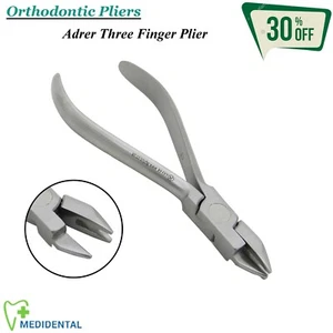 Dental Orthodontie Laboratoire Pince à trois Pointes Aderer Wire Bending Pliers - Bild 1 von 7