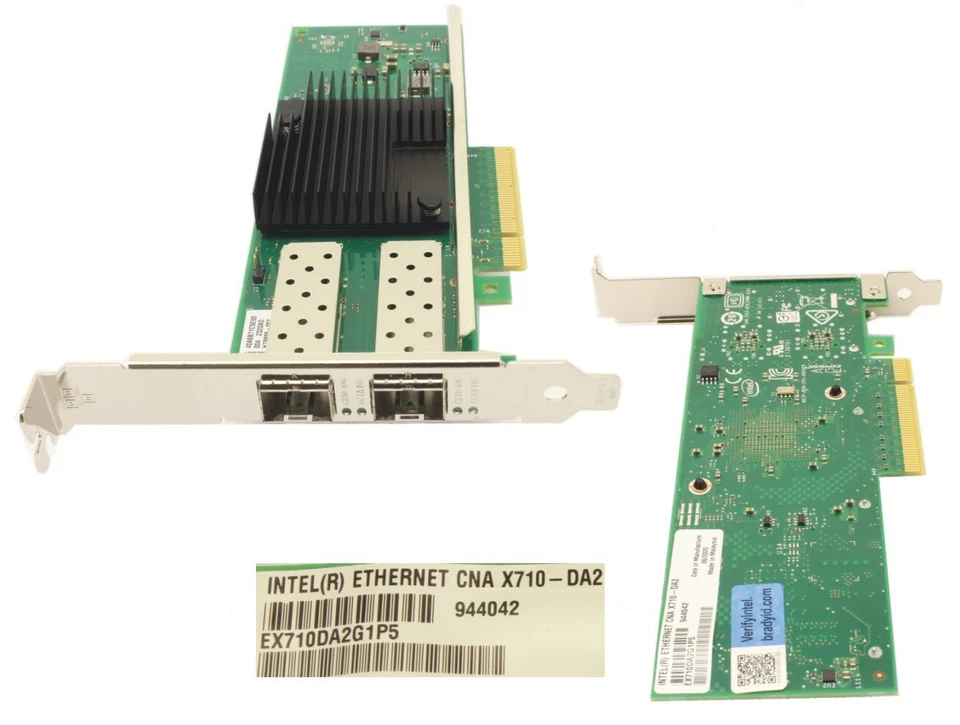 NEW Fujitsu Intel X710-DA2 Dual Port 10Gb SFP+ CNA S26361-F5851-L202 E202 - Image 1 of 1