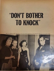 Marilyn Monroe Magazine clipping - Screen Stories - Sept 1952 - Don't Bother - Picture 1 of 1