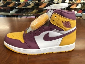 Men's 10.5 Nike Air Jordan 1 Retro High OG Brotherhood 555088-706 575441-706 - Picture 1 of 6