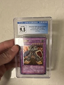 YuGiOh CGC 9.5 Ultimate Rare Elemental HERO Rampart Blaster Korean EEN-kr033 - Picture 1 of 9