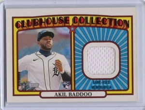 2021 Topps Heritage Clubhouse Collection Relics #CCABA Akil Baddoo HN - Bild 1 von 1