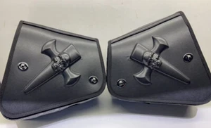 Cross Skull Swingarm Bag Fit for Sportster Street Rebel 300 - Picture 1 of 1
