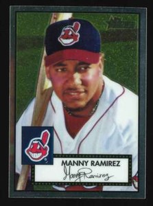 2001 Topps Heritage Chrome #CP47 Manny Ramirez 207/552 (Parallel 1:25) 