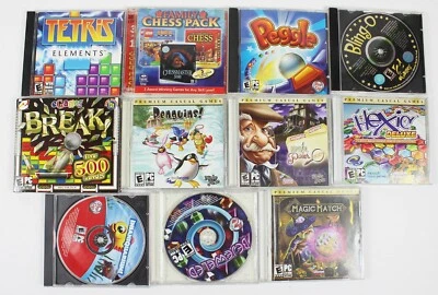 11 PC Games CD-Roms Various Titles 2000 to 2007 One New Sealed - Image 1 of 4