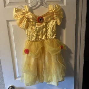 Disney Princess Belle Halloween Dress Costume Small 6T-ish - Picture 1 of 4