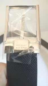 FERRAGAMO Reversible & Adjustable Belt W/ Rectangular Buckle Size 90 New W/ Tags - Picture 1 of 14