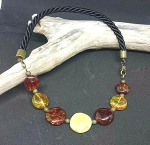 Beautiful Genuine Baltic Amber Multicolor Beads Necklace for Woman - Picture 1 of 6