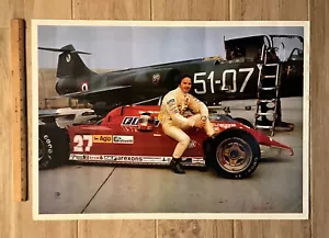 Gilles Villeneuve | Formula 1 Racing Poster | Ferrari | 20"x28" | Original - Picture 1 of 6