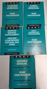 2001 Chrysler Dodge Ram Van/Wagon Factory Repair Shop Service Manual SET SKU10 - Picture 1 of 1