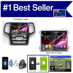 JEEP GRAND CHEROKEE WK 2014-21 GPS CARPLAY ANDROID AUTO ODB DAB TPMS DVR CAMERA - Picture 1 of 12