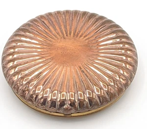 Vintage Antique Copper & Brass Majestic Powder Compact With Mirror - Picture 1 of 6
