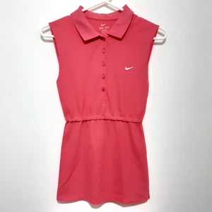 Nike Dri Fit Tennis Dress Girls Pink Activewear Size Extra Large XL - Picture 1 of 7
