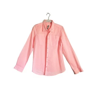 Camisa para mujer Maurices manga larga con botones en rosa - talla M - nueva con etiquetas - Imagen 1 de 6