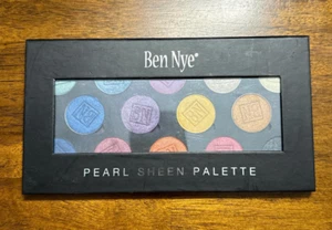 Ben Nye Pearl Sheen Palette - 14 Multicoloured Iridescent Eyeshadows - Picture 1 of 3