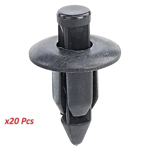 6mm Plastic Rivet Trim Clips x20 Honda Yamaha Suzuki Kawasaki Bike Fairing Panel - Picture 1 of 19