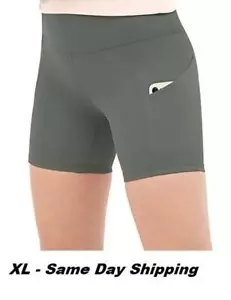 Women's 5" High Waist Biker Shorts with Pockets, Tummy Control Yoga Shorts, XXL - Picture 1 of 4