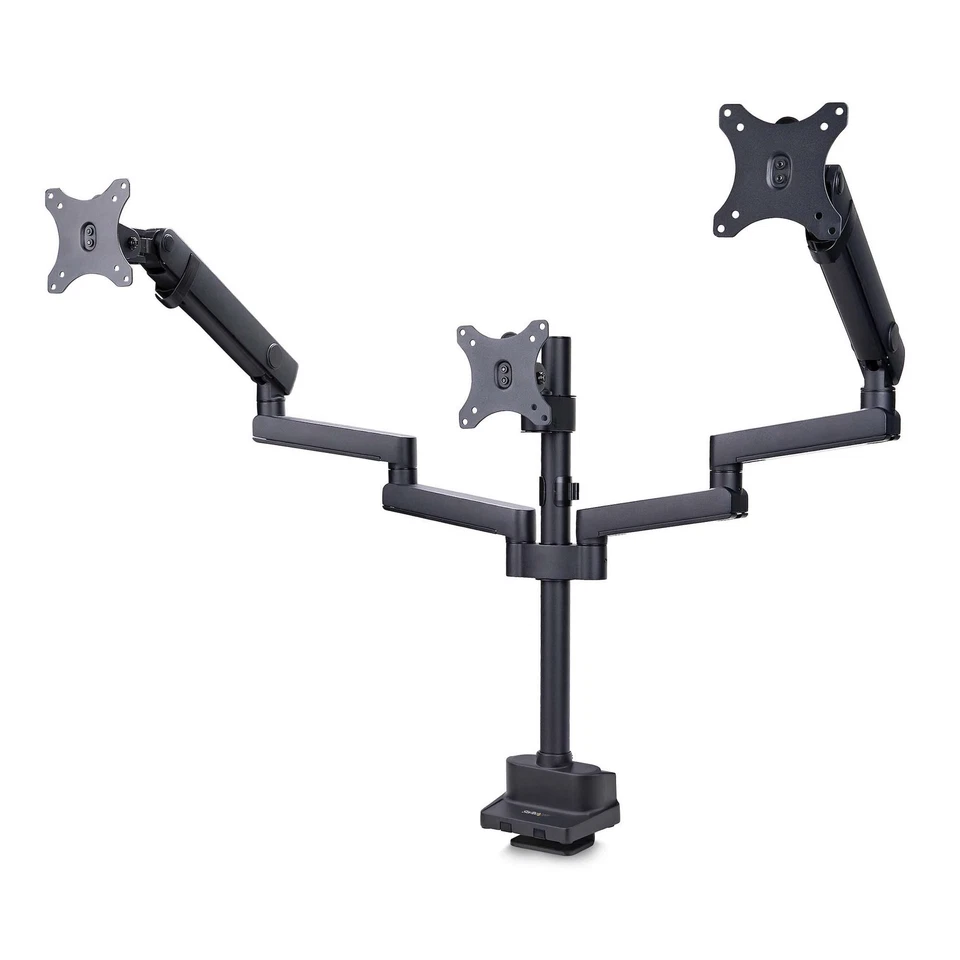 Startech.Com Triple Monitor Desk Mount for 3X 27In Screens Spring Assisted - Image 1 of 1