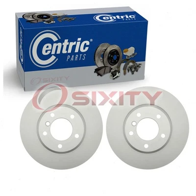 2 pc Centric GCX Front Disc Brake Rotors for 2009-2010 BMW 528i xDrive uj - Image 1 of 4