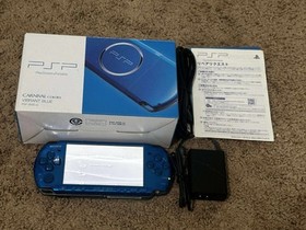 Sony PlayStation PSP 3000 Blue with Box | Charger | Battery - SHIP IN 1-DAY