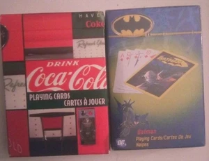 Coca Cola And Batman Playing Cards Lot - Picture 1 of 3