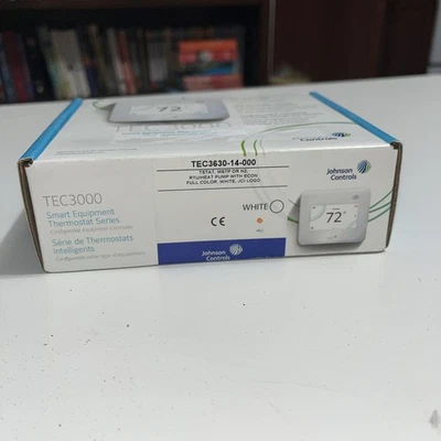 JOHNSON CONTROLS TEC3630-14-000 Low Voltage Thermostat 7 Or Nonprogrammable NEW - Image 1 of 4