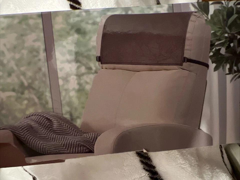 Funda reposacabezas silla reclinable con correas elásticas 1 juego de correas Foto 1 de 1