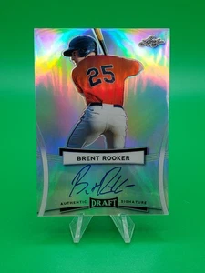 2017 Leaf Metal Draft Brent Rooker Rookie Auto #BA-BR1 Auto Athletics  - Picture 1 of 1