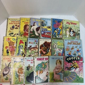 LOT OF 18 Vintage Children's Little Golden Books Mixed Years - Bild 1 von 18