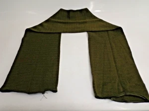 -U.S. Military Neckwear, Men's tubular Knit Wool Scarf OG-208 - 8"  x 48" - Picture 1 of 10