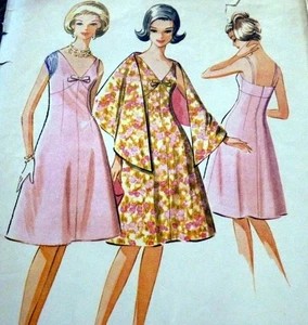 *LOVELY VTG 1960s DRESS & STOLE McCALLS Sewing Pattern 16/36 - Picture 1 of 2