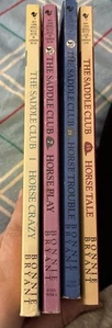 Saddle Club Bonnie Bryant Lot 4 Books Youth Fiction Paperback #1, 7, 23, 35 - Picture 1 of 8