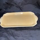 Clarice Cliff Sandwich Plate Yellow 300mm X 145mm No Chips Or Cracks