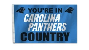 Carolina Panthers Country Grommet Bandera NFL Licencia 3' x 5' - Imagen 1 de 1