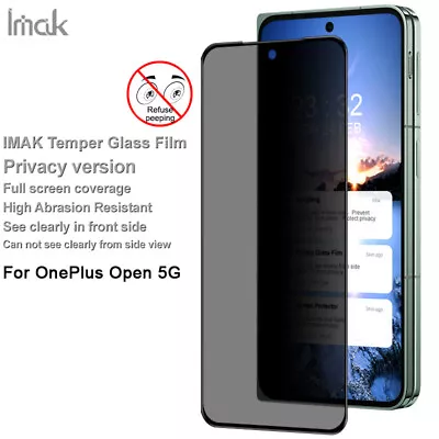 IMAK Anti-Peeping Privacy Glass Screen Protector For OPPO Find N3 / OnePlus Open - Image 1 of 4