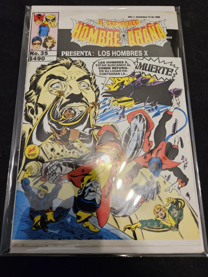 EL Asombro Hombre Araña #35 🔑 2da App del Nuevo Equipo (X-Men #94) Marvel Mexicana Foto 1 de 4