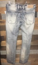 NWT Men's Projek Raw Light Wash Slim Fit Straight Leg Denim Jeans Sz 34 X 32