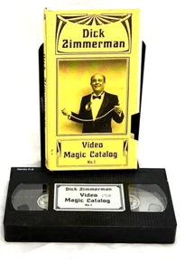 Preowned, DICK ZIMMERMAN VIDEO MAGIC CATALOG NO. 1, VHS format tape - Picture 1 of 3