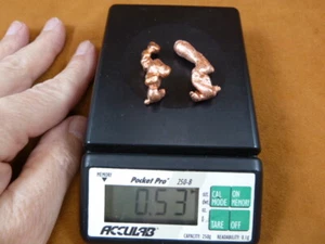 (R600-1-1) massives 0,53 oz Kupfer KEWEENAW Element Metall Michigan Skulptur MI - Bild 1 von 1