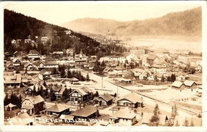 KELLOGG, IDAHO - VISTA OJO DE PÁJARO - 1917 - ANTIGUA POSTAL CON FOTO REAL - Imagen 1 de 2