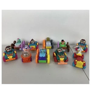 Lote de 10 piezas de coche abatible McDonald’s Happy Meal vintage años 90 - Imagen 1 de 15
